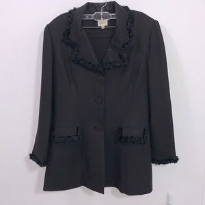Neiman Marcus Suit w/trim, pencil skirt, great condition Sz 12 *Just dry cleaned